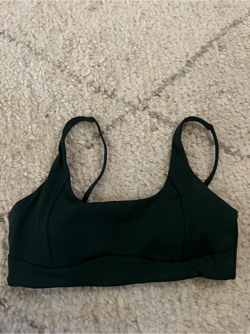 PAVOI Forest Green Corset Sports Bra - Medium